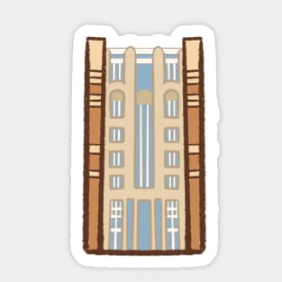 Wellesley College Tower Court Sticker